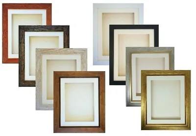 3D RECTANGLE 1.25  Box Picture Craft Object Medal Memorabilia Display Frame * • £19.99