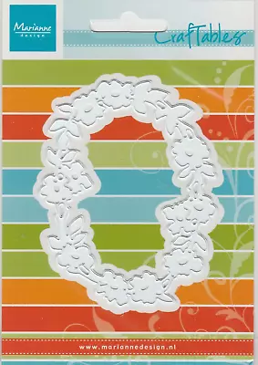 Marianne Craftables Oval Frame Die / Floral/Flower Border CR1215 • £2.75