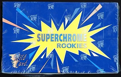 1993 Wild Card Superchrome Rookies Football Hobby Box - Factory Sealed • $49.99