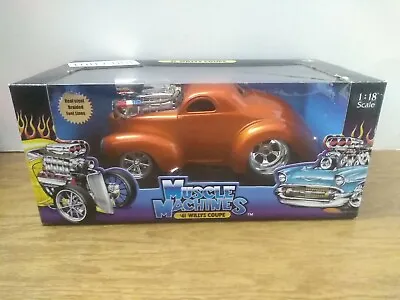 Muscle Machines 41 Willy's Coupe 1:18 Scale California Too Cool 2001 • $39.99