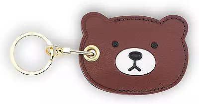 Leather Keychain Case Holder Compatible With Apple Airtag GPS Airtag Keychain F • $12.88