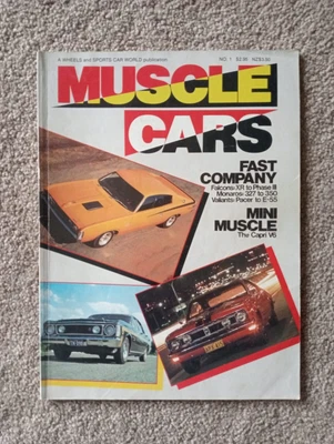$15 • Buy Australian Muscle Cars Magazine NO.1, Falcon GT, Monaro, Charger, Torana,