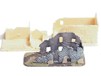 6mm 18th - 20th Century Ruined Buildings X 3. Red 802 • £15