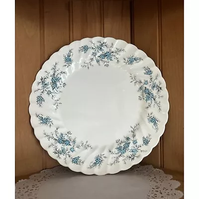 Vintage Myott Forget Me Not Blue White Dinner Plate Staffordshire England • $24.99