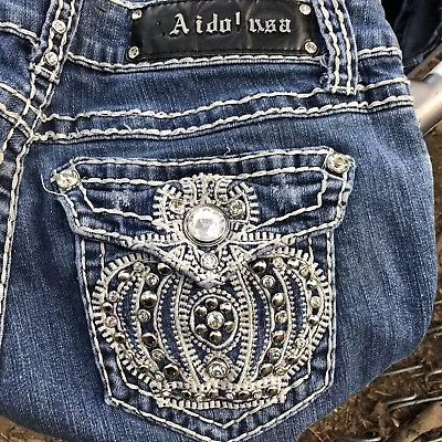 LA Idol USA Womens Jeans Size 5x34 School Work Casual Outdoors Rodeo Wear • $18.99