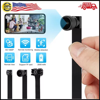 4k Mini WIFI Hidden Nanny Cam Wireless HD 1080P Spy Pinhole DVR Screw DIY Camera • $27.59