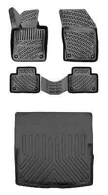 Floor Mats + Cargo Trunk Liner For Volvo XC60 2018-2024 3D Molded Waterproof SET • $129.90