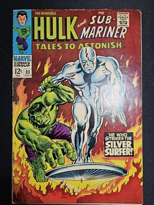 $160 • Buy Tales To Astonish #93 Silver Surfer Vs The Hulk Fn/Vf 7.0 1967 Marvel Comics ...