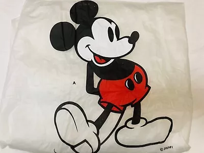 Vintage WALT DISNEY PVC Clear Plastic Mickey Mouse Adult Poncho! • $5.99