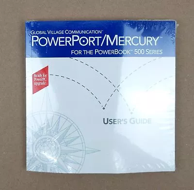 PowerPort Mercury ~ GVC Modem Software Apple Mac PowerBook 500 ~ Unopened! • $10