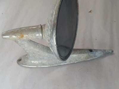 $28.96 • Buy Vintage Old Original Auto Car Side View Glass Chrome Door Mirror Part JOMA 400