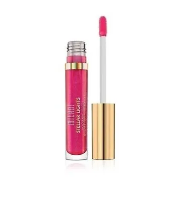 New MILANI STELLAR Lights Holographic Lip Gloss 05 FLUORESCENT FUCSIA • $4.95