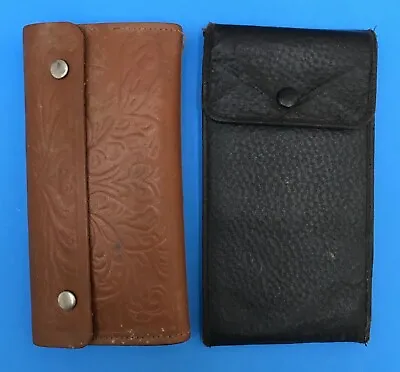 Two Different Vintage Fly Fishing Fly Wallets/one Is A Cooper Fly Envelope • $35