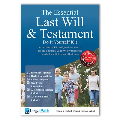 £11.99 • Buy Essential Last Will & Testament DIY Kit - 2022/23 Version - LegalPath