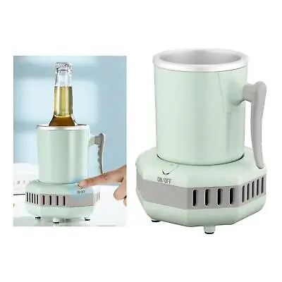 Portable Quick Electric Ice Maker Machine Mini Fridge Drink Chiller UK Plug • £40.63