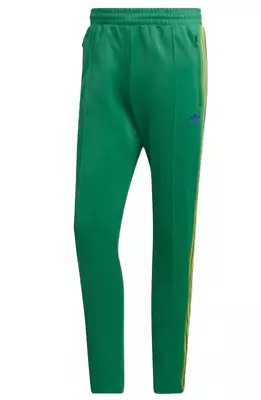 Adidas Originals Men's Beckenbauer Track Pants Green/Yellow HK7404 G • $52.49