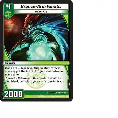 Kaijudo X3 BRONZE-ARM FANATIC Uncommon #123/160 15VTX (Playset) Vortex 2014 • $1.02