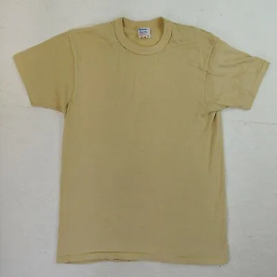 Vintage Laurentien T-shirt Large Single Stitch Blank 50/50 Slim Fit • $25.49