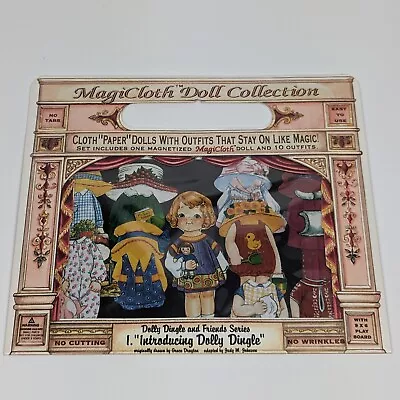 Vintage Magicloth Doll Collection  Dolly Dingle  USA 1995 Magnetic Cloth Paper • $22.95