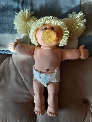 CABBAGE PATCH KIDS 25th Anniversary Blonde Hair Brown Eyes..Pacifier Doll • $45