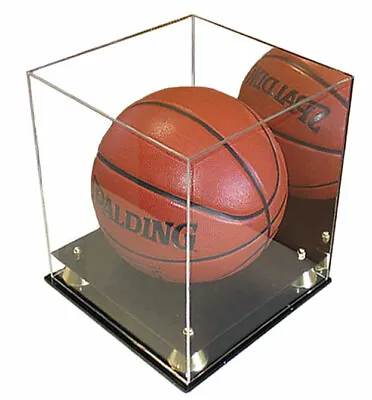 $74.95 • Buy Deluxe PRO UV Protected Full Size Basketball Display Case Stand W/ Mirror Back