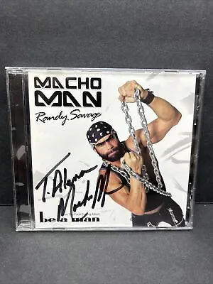 Macho Man Randy Savage 2003 Promo Single “be A Man” Signed Cover /cd Mint Wwf • $179.95