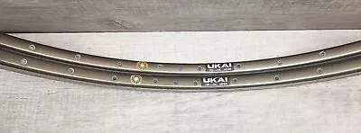 Vintage  Mid 80's  UKAI Super Hard Anodized 36-Spoke 700C  X 25mm Rims • $34.95