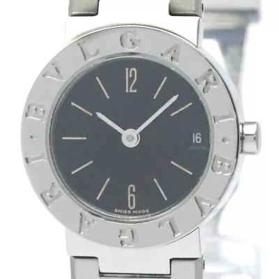 Polished BVLGARI BVLGARI-BVLGARI Steel Quartz Ladies Watch BB23SS BF567525 • $728.32