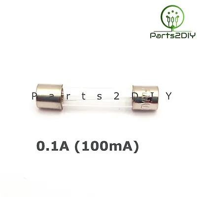 Quick Acting Tube 6mm X 30mm 250V Glass Fuses Various Amp Fast Blow 0.1A-30A UK • £1.99