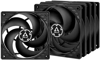 ARCTIC P12 (Black) 5 Pack 120 Mm Case Fan Pressure-optimised Quiet Motor PC • $27.69