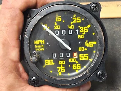  VDO VW Jet Cockpit 85 MPH Vintage Speedometer  Sprint Car Military Hot Rat Rod  • $180.01