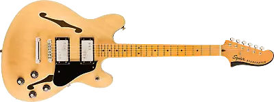 Fender Squier Classic Vibe Series Starcaster Semi Hollow Electric Guitar Natural • $429.99