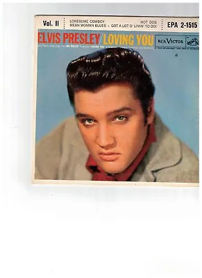Elvis Presley ROCK A BILLY EP (RCA EPA 2 1515) Lonesome Cowboy/Hot Bog • $10.95