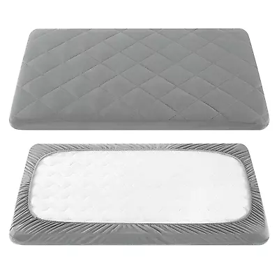 TILLYOU Cloudy Soft Pack And Play Sheet Quilted Pack N Play Sheet Gray  • $25.88
