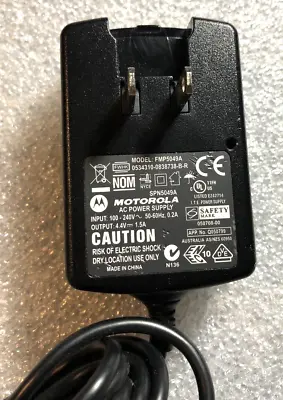 OEM Motorola Cell Phone Charger AC Power Supply Adapter 4.4V 1.5A FMP5049A • $5