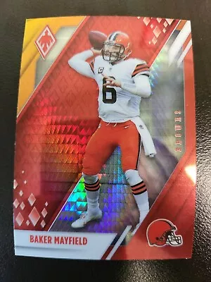 2021 Phoenix Baker Mayfield FIRE BURST PRIZM Card #26 • $2.99