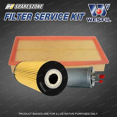 $84.58 • Buy Wesfil Oil Air Fuel Filter Service Kit For Ssangyong Rexton RX270 Y220 2.7L XDi
