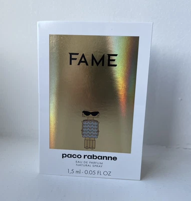 £2 • Buy Paco Rabanne Fame Eau De Parfum 1.5ml Sample Spray