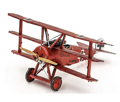 Metal Earth Fokker DRI Triplane Fascinations 3D Sheet Metal Model DIY Kit MMS210 • £17.45