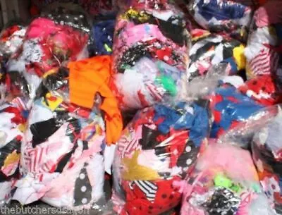 8-10kg Bag Of Mixed Waste Material Off Cuts Scrap Craft Fabric Reuse Patchwork • £5