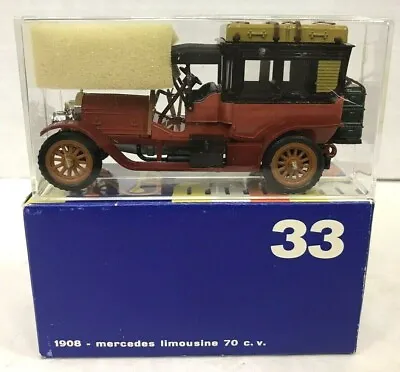 Rare Vintage Rio #33 Mercedes Limousine 1908 Die Cast Car New In Box Free Ship! • $20.99