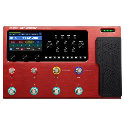 Valeton GP-200R Guitar Bass Amp IR Cabinet FX Loop MIDI I/O Expression StereoOTG • $279.99
