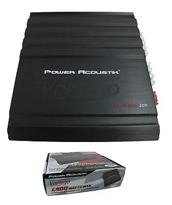 Power Acoustik Va2-1400d 2 Channel 2 Ch Full Range Car Audio Amp Amplifier 1400w • $59.80