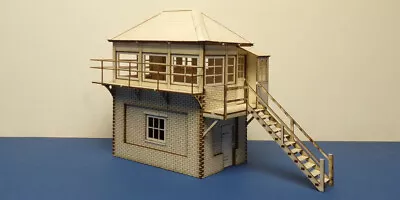 O Gauge (7 Mm) SR Style Signal Box - Right Stairs  - LCC B 70-27R • £28.99