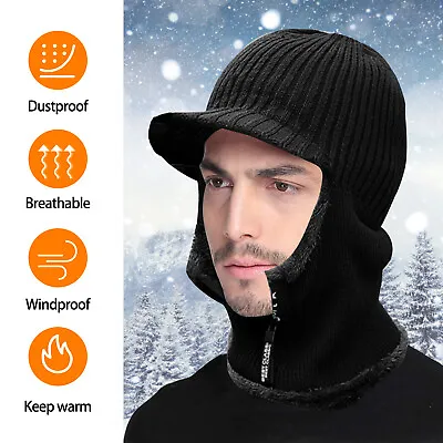 $11.95 • Buy Balaclava Windproof Tactical Hat Full Face Mask Neck Gaiter Winter Warm Ski Cap