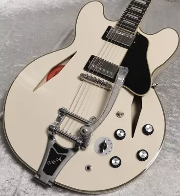 New Epiphone / Shinichi Ubukata ES-355 Custom Bigsby Ver.02 Classic White 4.40kg • $860.95