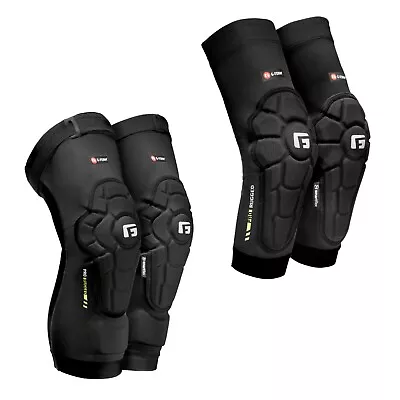 G-FORM PRO RUGGED 2 Knee + Elbow Set Pads Guard Mtb Bmx Cycling Protective Black • $149.99