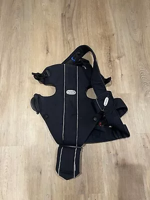 BabyBjorn Baby Carrier Original 3D Black With Owners Manual 8-25lbs • £10