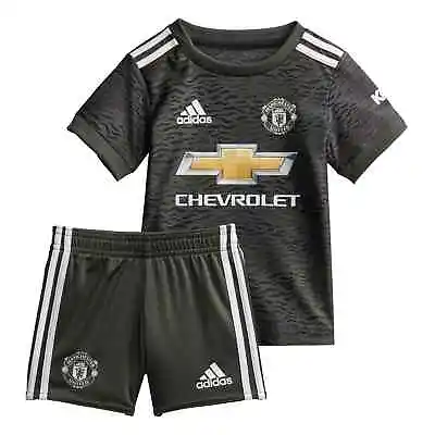 Official Adidas Manchester United Away Baby Kit 2020/21 (Shirt & Shorts ) • £19.99