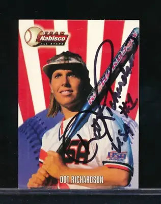 2000 Team Nabisco All Stars Autograph Auto Dot Richardson UCLA Great Sig • $20